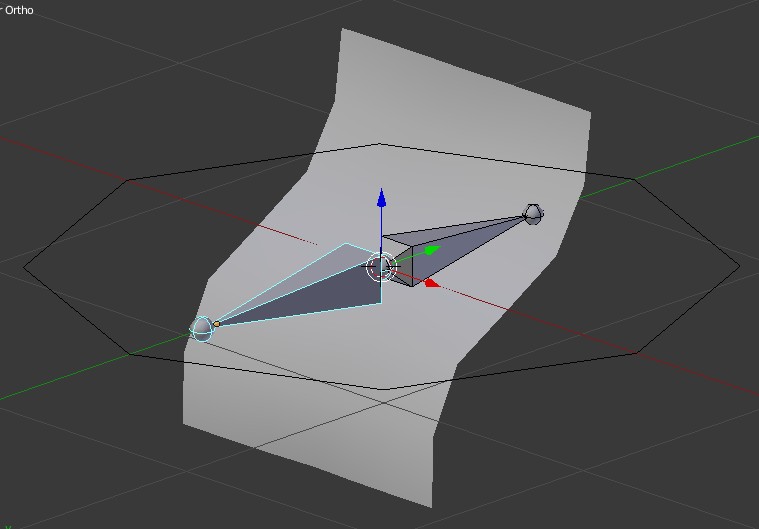 low poly simple piece of paper (rigged) preview image 2